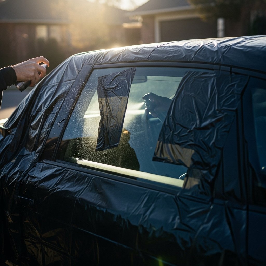 remove window tint from a car window