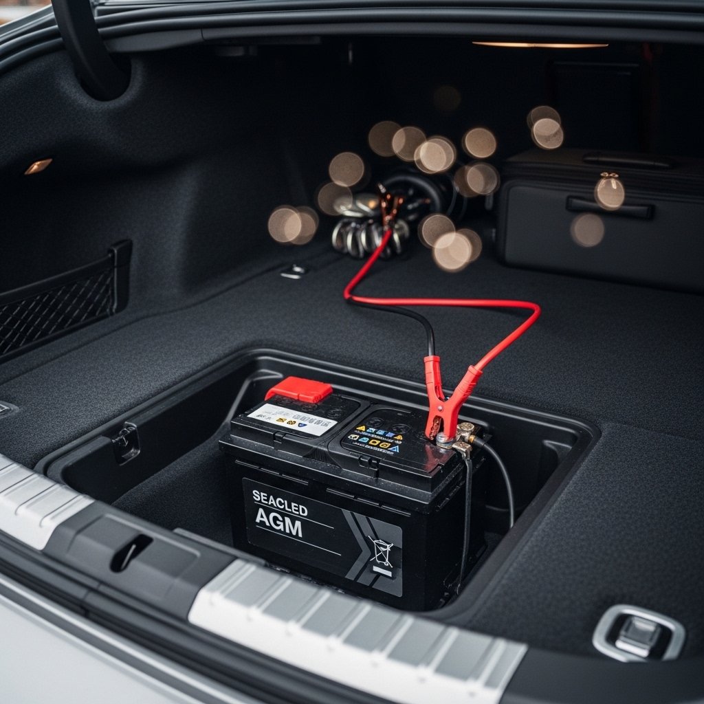 agm battery inside car