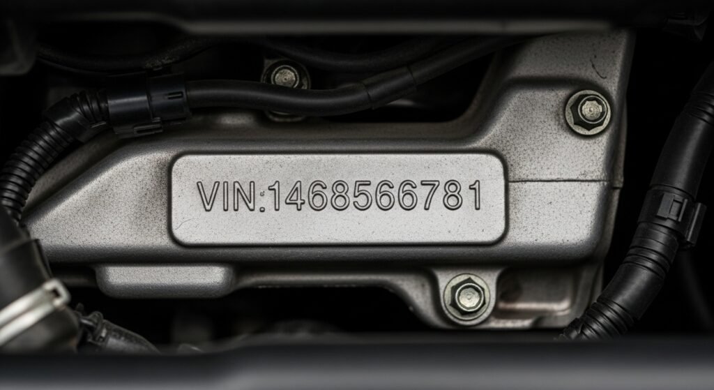 where is the vin number on a car