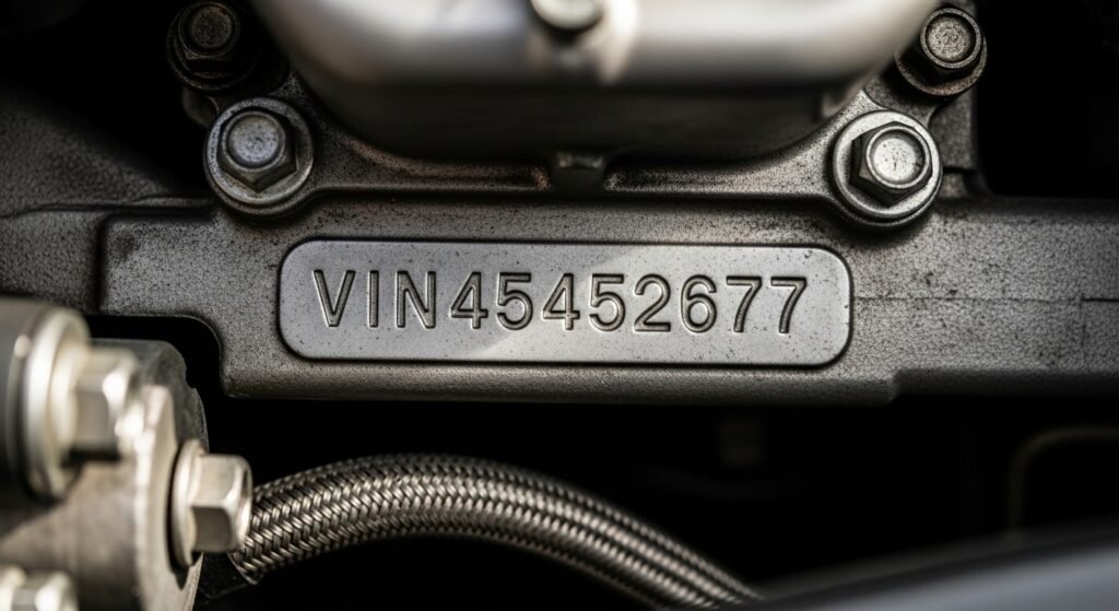 where is the vin number on a car