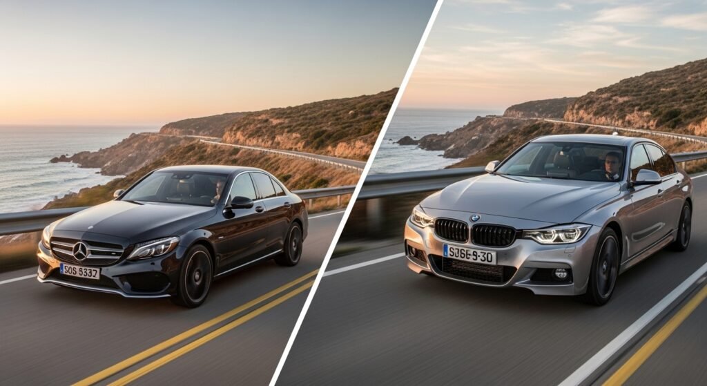 mercedes c300 vs bmw 330i