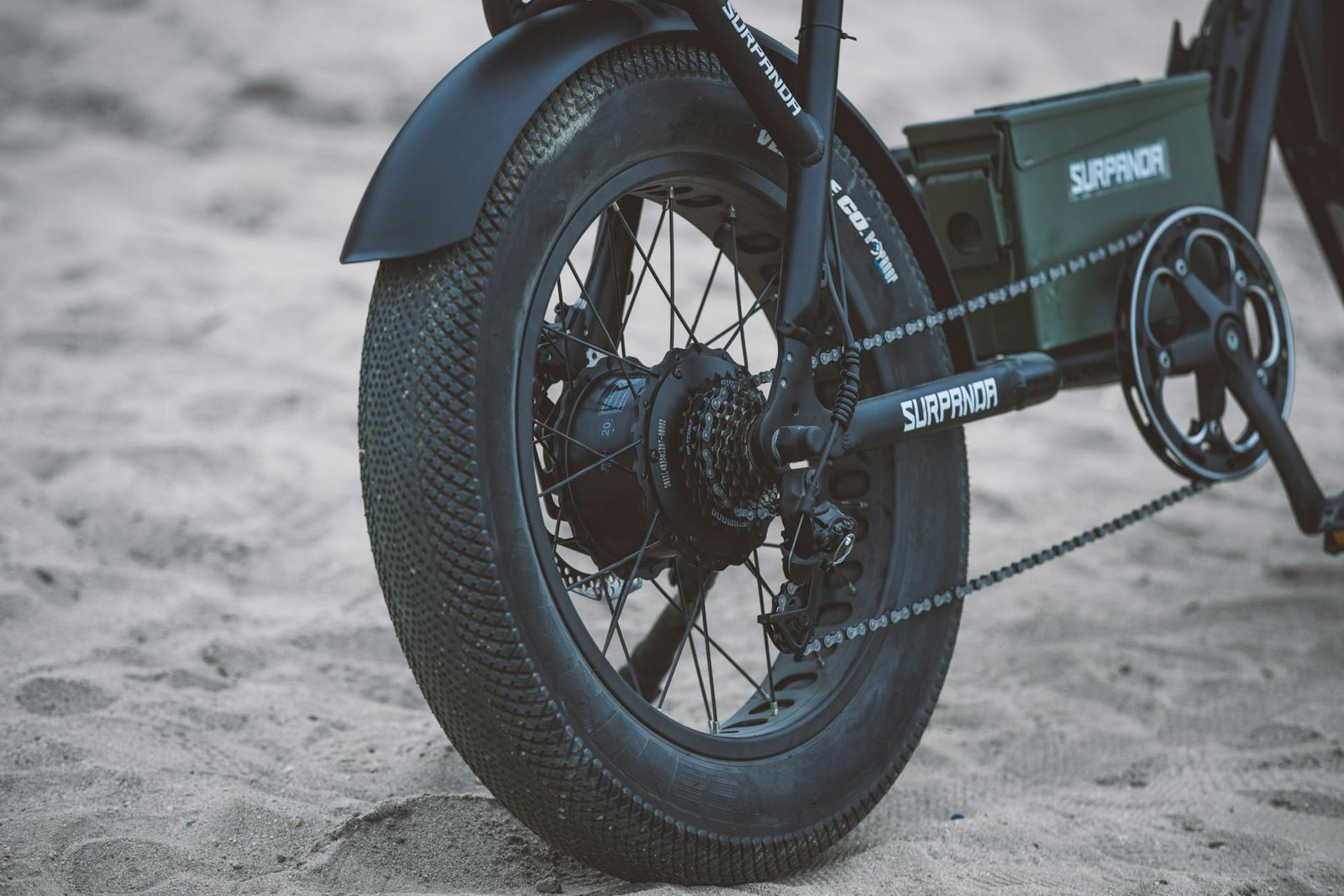 back of electric bike