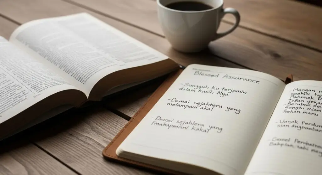 lirik lagu blessed assurance