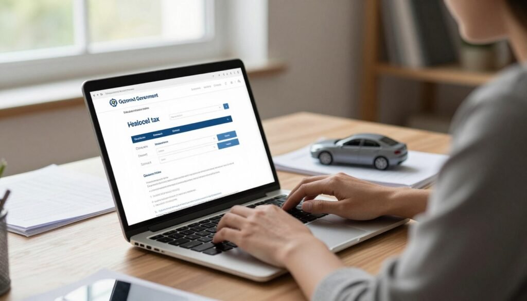 check car tax online